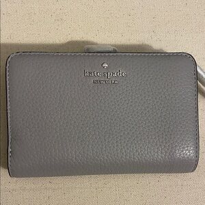 ✅ Kate Spade New York Lena Pebbled Leather Medium Bifold Wallet. Shipping